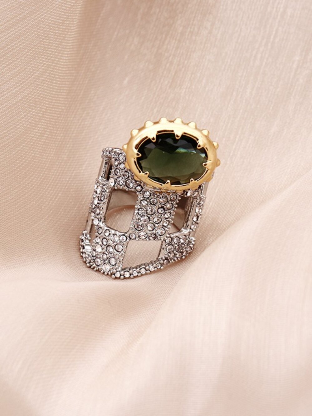 Alexis Bittar Geometric Index Finger Ring - Picture 3 of 5
